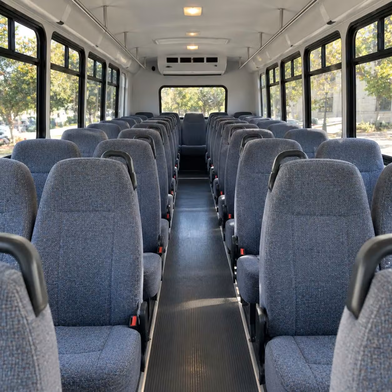 25 passenger minibus inside