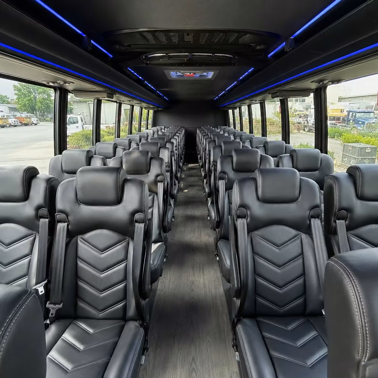 30 passenger minibus interior