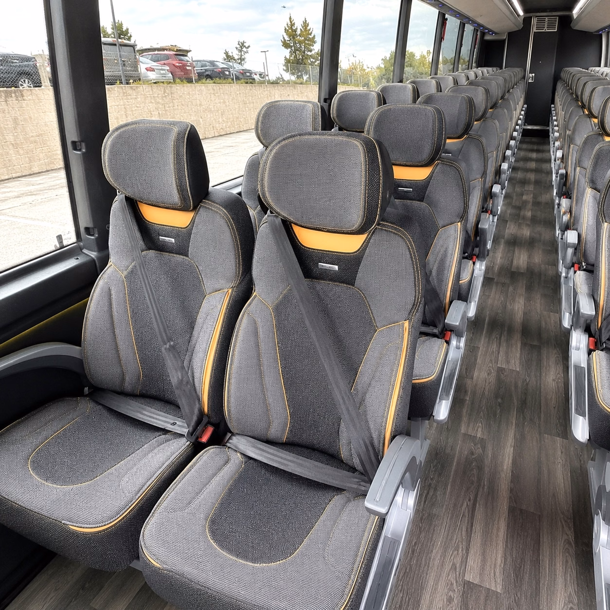 chino hills charter bus interior
