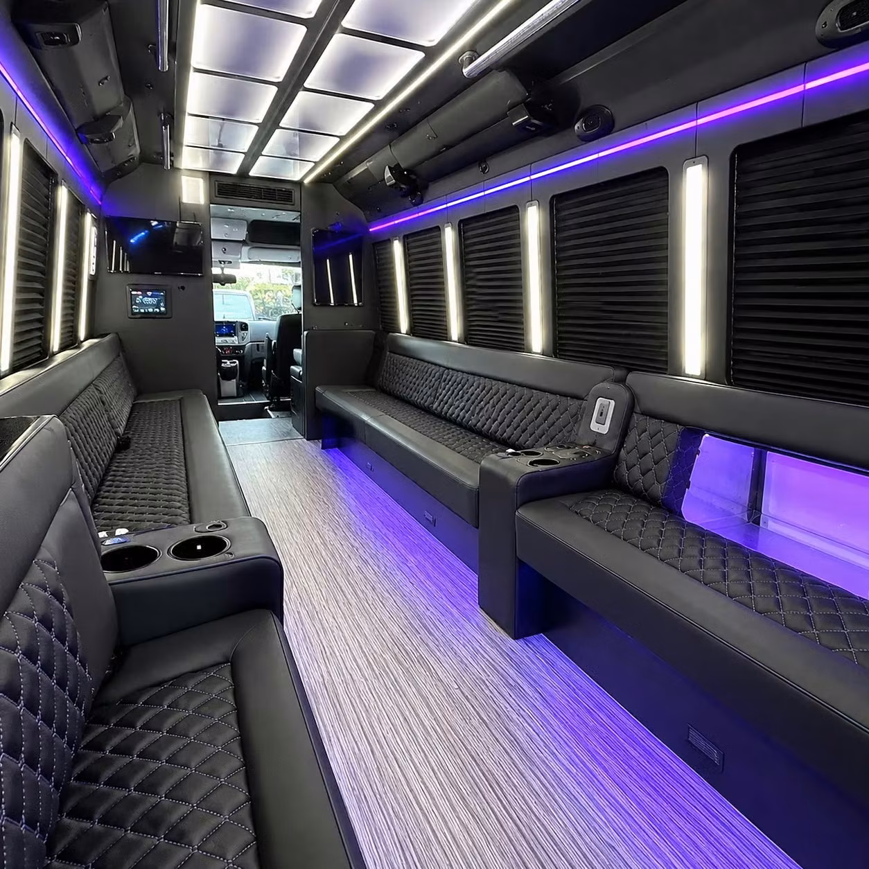 party bus interior