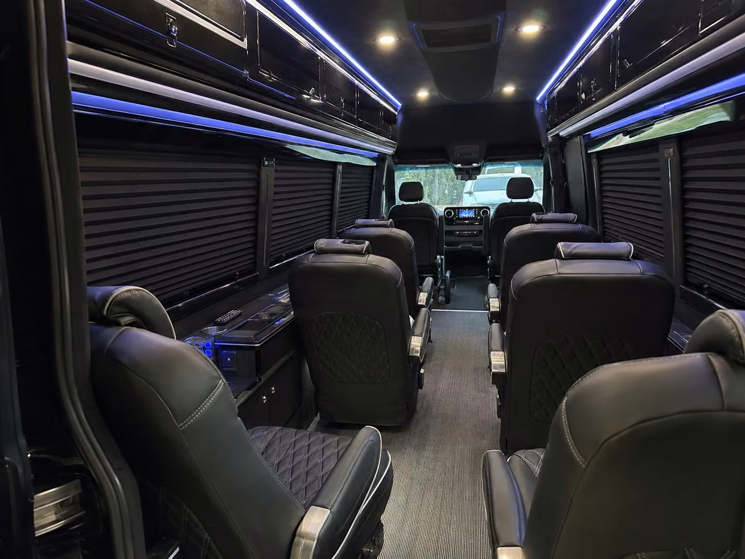 sprinter van with driver interior