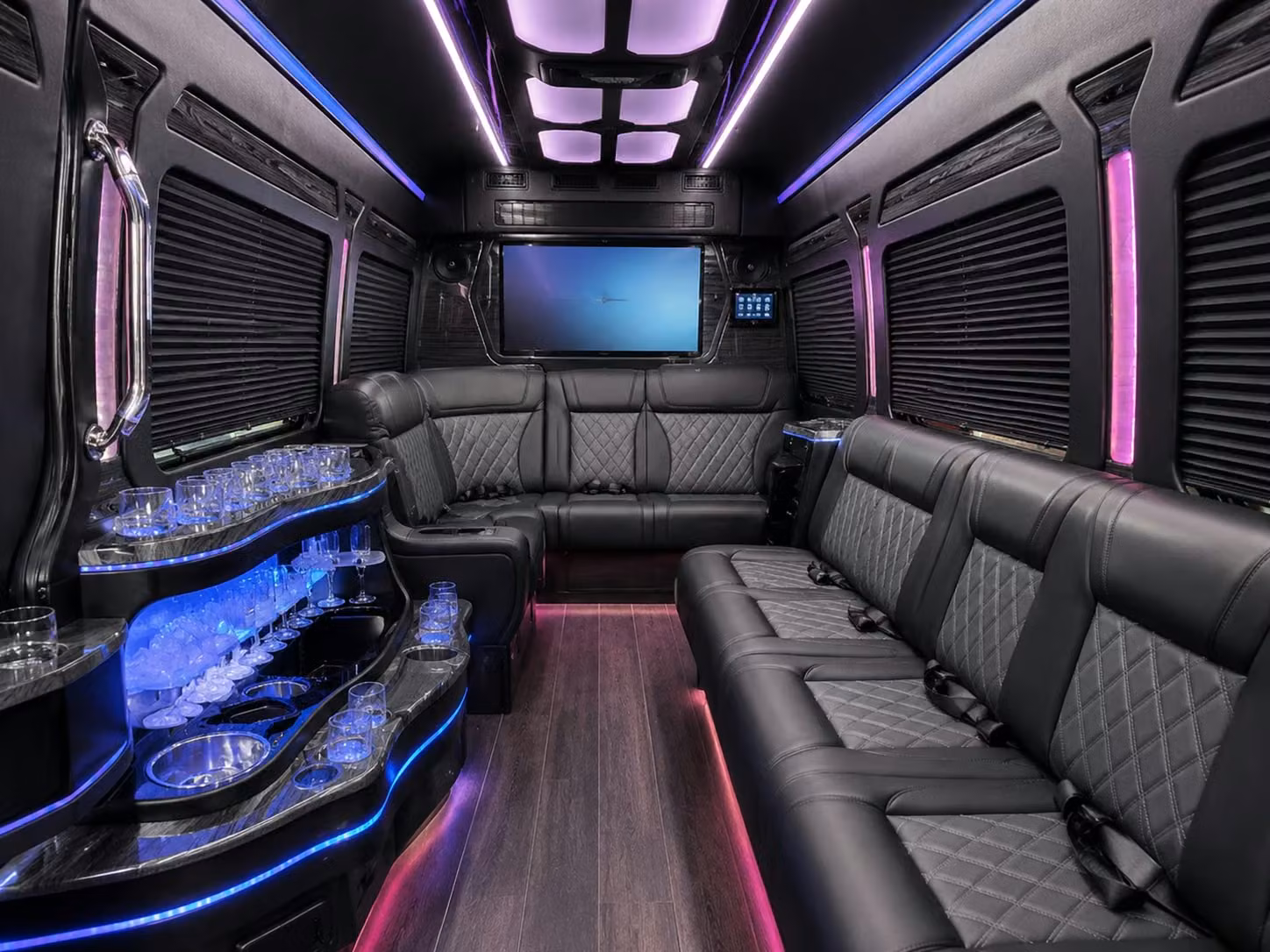 sprinter vans and luxury options for smaller chino hills prom groups